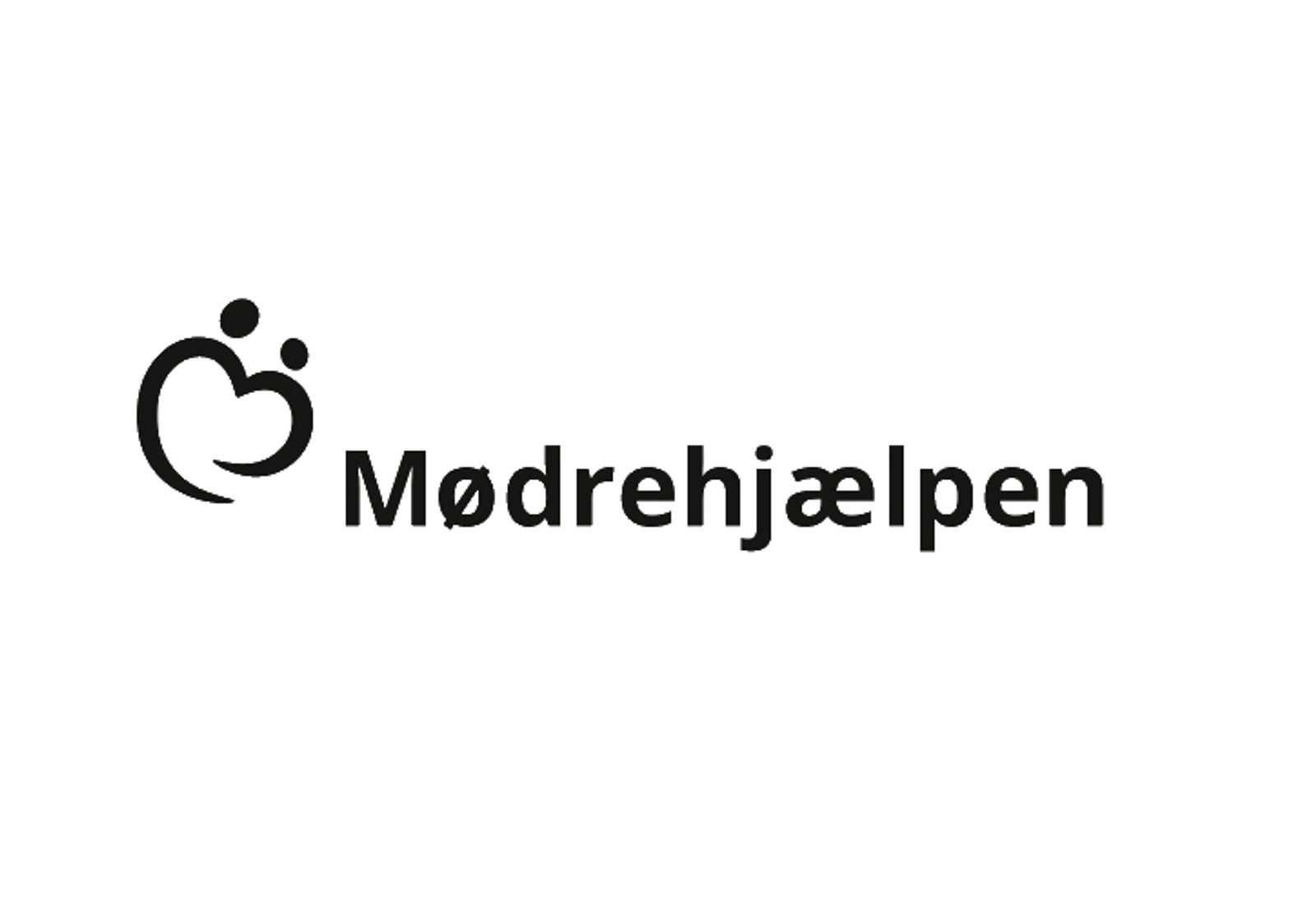 Mødrehjælpen Logo Byline Sort bred